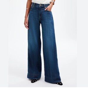Madewell Women's Blue Flare & Wide Leg Jeans